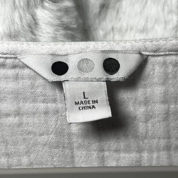 THREE DOTS - LARGE - White cotton blouse - Picture 2 of 8